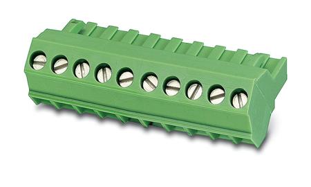 1768930 Phoenix Contact, 5mm Pitch, SMSTB 2.5/20-ST, 20 Way, Pluggable Terminal Block, Plug, Screw Termination,