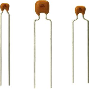 K104Z15Y5VE5TL2 Vishay 100nF Multilayer Ceramic Capacitor MLCC 100 V dc +80 %, -20 % Y5V Dielectric Radial Max. Op. Temp. +85°C
