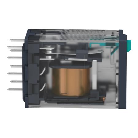 RXM4AB1JD Schneider Electric 4PDT Plug In Non-Latching Relay, 12V dc Coil, 8 A