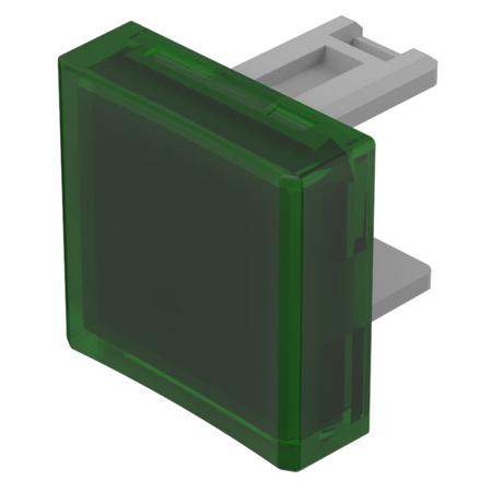 31-954.5 Indicator Lens Square Style, Green, 15.3 Long