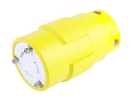 1301450066 TE Connectivity US Mains Plug, 30A Yellow, Free Hanging Socket, 250 V