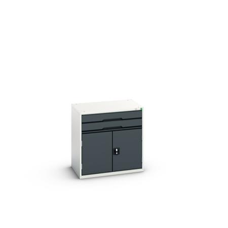 16925116.19 Bott 2 Cabinet, Steel, 800mm x 800mm x 550mm, Anthracite Grey, Light Grey