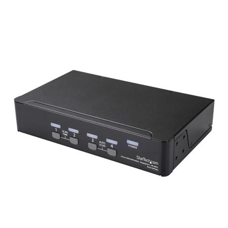 SV431DPUA2 StarTech.com 4 Port USB DisplayPort KVM Switch, 3.5 mm Stereo 3840 x 2160 Maximum Resolution