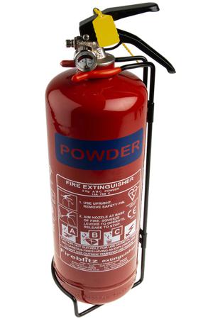 FBP2 Fireblitz 2kg Dry Powder Fire Extinguisher for Electrical, Vehicle (A, B, C)