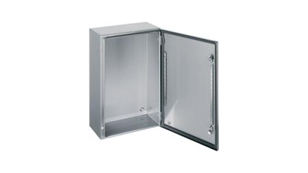 NSYS3X3315H Schneider Electric PanelSeT S3X Series 316L Stainless Steel Single-Door-Door Floor Standing Enclosure, Plain Door Door,