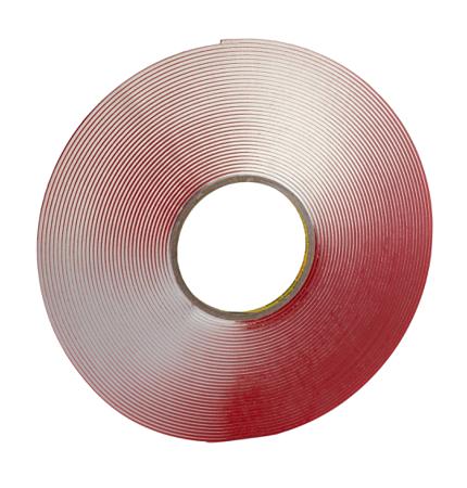 7000033126 3M 4918F, 700003 Clear Foam Tape, 6mm x 16.5m, 2mm Thick