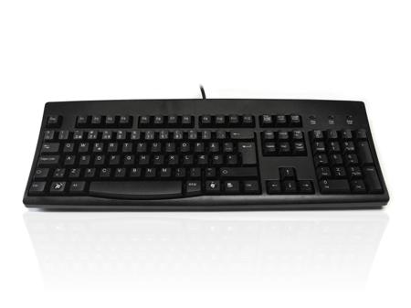 KYBAC260UP-BKDK Ceratech  Wired PS/2, USB Keyboard, QWERTY, Black