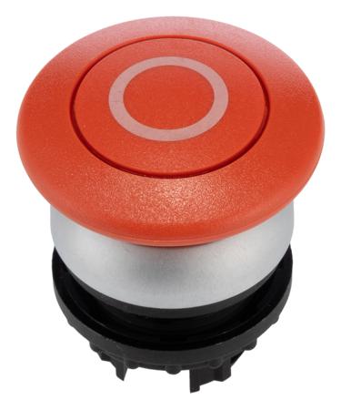 216720-M22-DP-R-X0 Eaton Mushroom Red Push Button - Momentary, M22 Series, 22mm Cutout, Round
