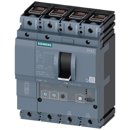 3VA2125-8HL46-0AA0 Siemens SENTRON Electronic Circuit Breaker 25A 3VA2, 4 channels