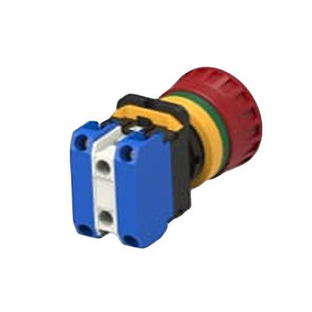 PBES22L20HR TE Connectivity PBES22 Series Illuminated Emergency Stop Push Button, Panel Mount, 22.3mm Cutout, 2NO, IP20, IP65
