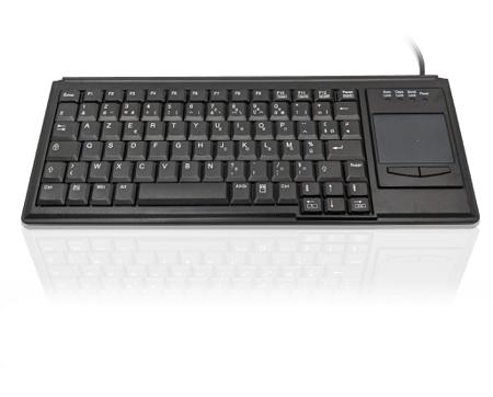KYB500-K82B-15FR Ceratech  Wired USB Touchpad Keyboard, QWERTY (French), Black