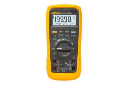 FLUKE-87V-MAX Fluke 87V-MAX Handheld Digital Multimeter, True RMS, 10A ac Max, 10A dc Max, 1000V ac Max - UKAS Calibrated