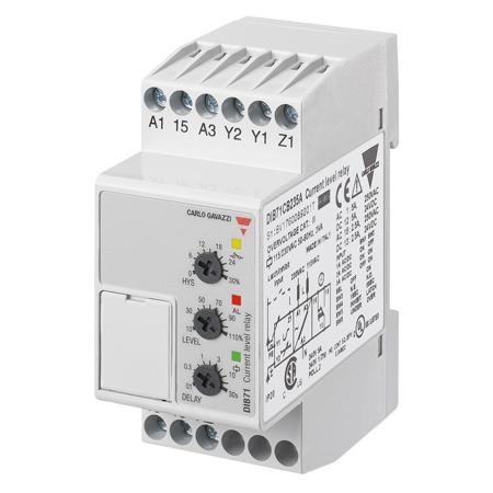 DIB71CB235A Carlo Gavazzi Current Monitoring Relay, 1 Phase, SPDT, DIN Rail