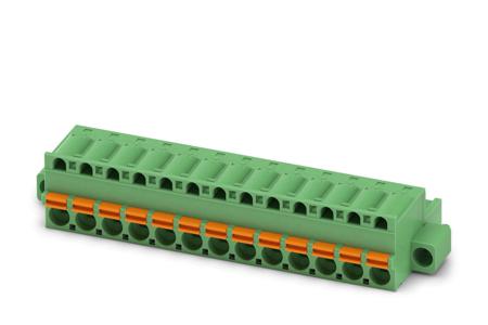 1873317 Phoenix Contact, 5.08mm Pitch, FKC 2.5/13-STF-5.08, 13 Way, Pluggable Terminal Block, Plug, Spring Cage Termination,