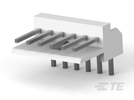 171826-6 TE Connectivity 171826 Series Horizontal Board Mount PCB Header, 6 Contact(s), 2.5mm Pitch, 1 Row(s), Shrouded,