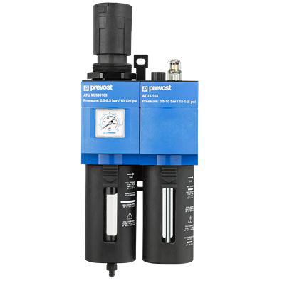 ATU-B2585101 PREVOST G 1/4 Female Filter Regulator Lubricator, 25μm Filtration Size