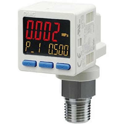 ISE20CH-T-F02-W SMC NPN Open Collector 2 Outputs + Analogue Voltage Pressure Switch, R 1/4 0MPa to 20 bar