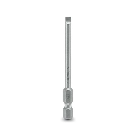 1212754 Phoenix Contact Slotted Driver Bit, 1 x 4 x 70 mm Tip, 1/4 in Drive, Phillips Drive, 70 mm Overall
