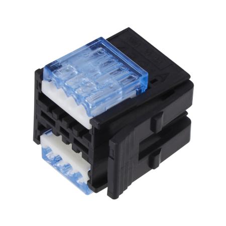 7100086145 3M 371 Series Terminal Plug, 4-Way, 3A, 20 → 26 AWG Wire, IDC Termination