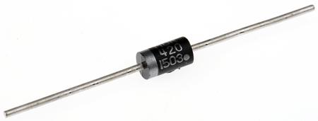 MUR420RLG onsemi 200 V 4 A Diode Switching 2-Pin DO-201AD