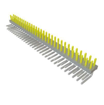 TMM-130-01-L-D-RA Samtec TMM Series Right Angle Through Hole PCB Header, 60 Contact(s), 2mm Pitch, 2 Row(s), Unshrouded