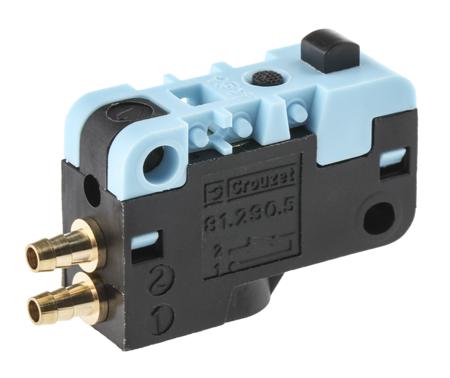 81290501 Crouzet Plunger Pneumatic Relay Pneumatic Manual Control Valve 81 Series, 2.5mm, III B