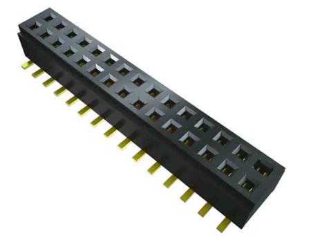 CLM-107-02-F-D-K-TR Samtec, CLM, CLM-107 1mm Pitch 7 Way 2 Row Vertical PCB Socket, Surface Mount, Press-In Termination