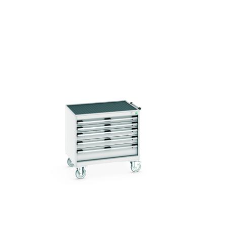 40402107-16V Bott, 5 Drawer Sheet Steel Floor Standing Storage Cabinet, 800 X 650 X 785mm