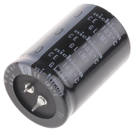 LGL2W821MELC50 Nichicon 820μF Aluminium Electrolytic Capacitor 450V dc, Snap-In -