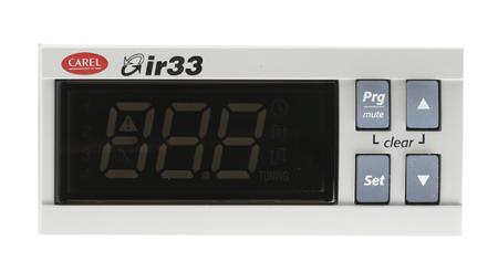IR33Z7LR20 Carel IR33 Panel Mount PID Temperature Controller, 76.2 x 34.2mm, 4 Output Relay, 12 → 24 V ac, 12 → 30 V