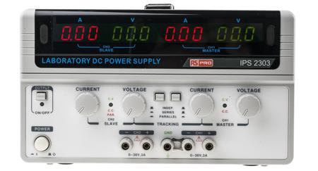 123-3613 RS PRO Bench Power Supply Digital 180W, 2 Output 2 x 0 → 30V 2 x 0 → 3A With UKAS Calibration
