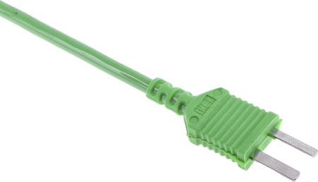 788-7122 RS PRO K Type Thermocouple Connection Cable Mini Plug to Mini Plug