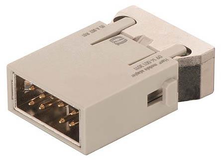 09140083022 HARTING Heavy Duty Power Connector Module, 10A, Male, Han-Modular Series, 4 Contacts
