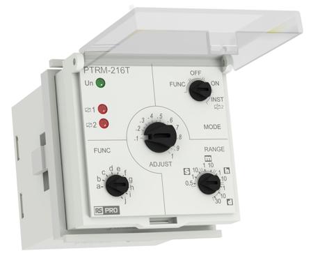 360-693 RS PRO Socket Mount Timer Relay, 12 → 240V ac/dc, 2-Contact, 50 m/s → 30days, 10-Function, SPDT