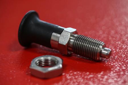 237-407 RS Pro Nickel Plated Stainless Steel M16 Index Plunger, 75.5mm Long