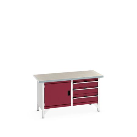 41002027-24V Bott 41002027.24V Sheet Steel Workbench, 840mm x 750mm x 1500mm