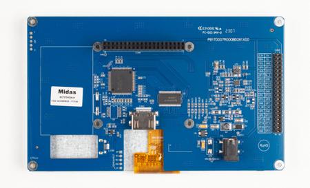 MDT0700ESH-HDMI Midas  TFT LCD Colour Display, 7in, 1024 x 768