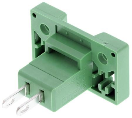 0707248 Phoenix Contact, 5.08mm Pitch, DFK-MSTB 2.5/ 2-G-5.08, 2 Way, , Pluggable Terminal Block, Feed Through Header, Panel