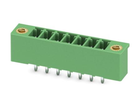 1818041 Phoenix Contact, 3.5mm Pitch, MCV 1.5/ 7-GF-3.5-LR, 7 Way, Pluggable Terminal Block, Header, Solder Termination,