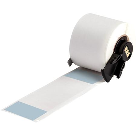 M6-33-427-BL Brady B-427 Blue, Transparent Label, 38.10mm Width, 25.40mm Height, 100 Qty