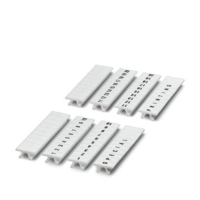 0828075-0011 Phoenix Contact, ZB Labeled Terminal Marker for use with  for use with Terminal Blocks