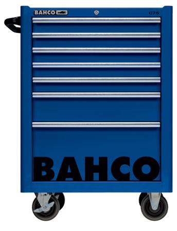 1475K7BLUE Bahco 7 Shelf Trolley, 956 x 501 x 763mm, 30kg Load