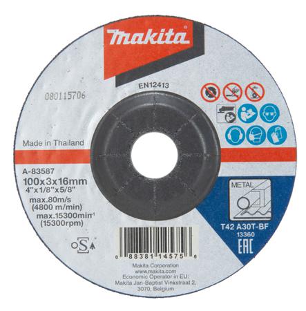 A-83587 Makita, 100mm Diameter