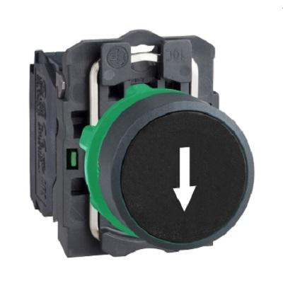 XB5AA3351 Schneider Electric Harmony XB5 Black Push Button NO Spring Return