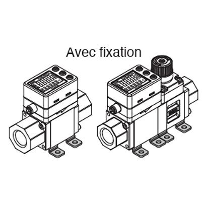 ZS-40-K SMC Bracket, ZS Series, For Use With Flow Switch