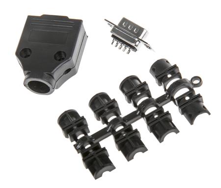 MHDTPPK9-DB9P-K MH Connectors MHDTPPK 9 Way D-sub Connector