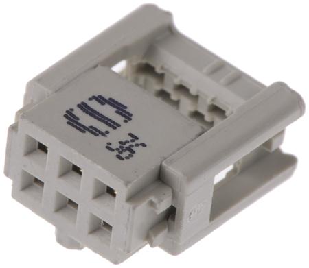 09185067813 HARTING 6-Way IDC Connector Socket for Cable Mount, 2-Row