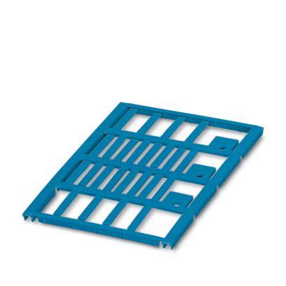 0821111 Phoenix Contact UC-WMT Insert Cable Marker, Blue, Pre-printed "Unlabeled", 1.5 → 35mm Cable, for Conductors,
