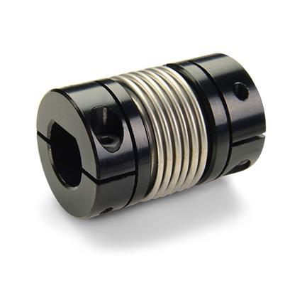 MBCL25-9-8-5D-6-5-5D-A Ruland Bellows, 25mm Outside Diameter, 6 mm, 9 mm Bore, 38.7mm Length Bellows Coupling
