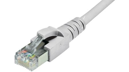65350300DY Dätwyler Cables6535, 500mm Cat6a, Grey RJ45 to RJ45, S/FTP, Terminated